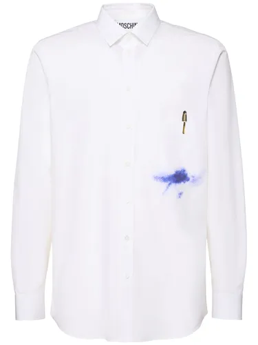 Chemise Regular Ink - MOSCHINO - Modalova