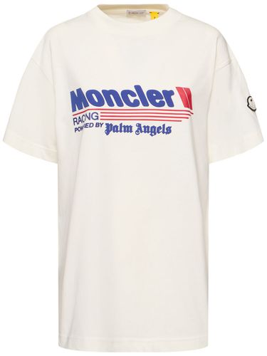 T-shirt En Coton Moncler X Palm Angels - MONCLER GENIUS - Modalova