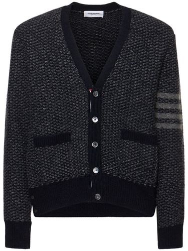 Cardigan Décontracté Texturé - THOM BROWNE - Modalova