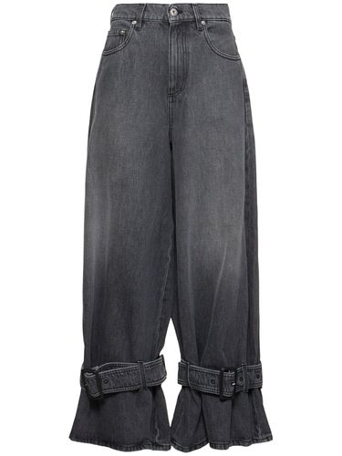 Jean Boyfriend Taille Mi-haute Avec Boucles - JW ANDERSON - Modalova