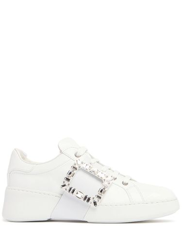 Sneakers En Cuir Et Cristaux Viv Skate 40 Mm - ROGER VIVIER - Modalova