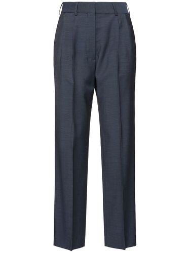 Pantalon Droit En Laine Mélangée Fox - BLAZÉ MILANO - Modalova