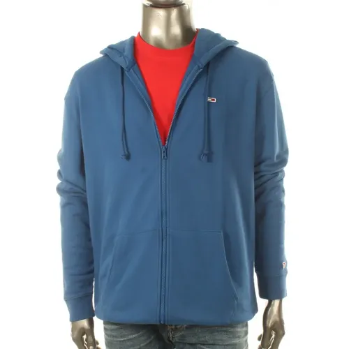 Zipthru azulon homem - Tommy Jeans - Modalova