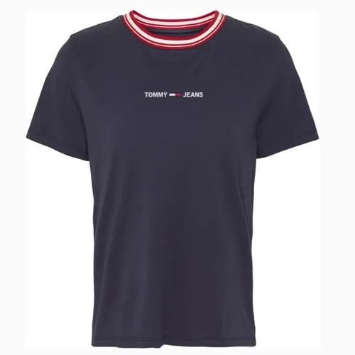 T shirt tjw contrast rib logo - Tommy Jeans - Modalova