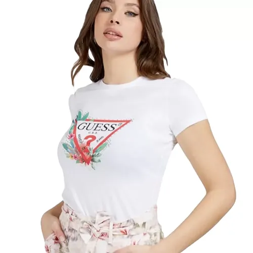 T shirt Classic triangle flower - Guess - Modalova