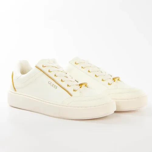 Basket Guess Vizele Homme Blanc - Guess - Modalova