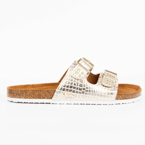 Claquette Kaporal Croco Femme Or - Kaporal - Modalova