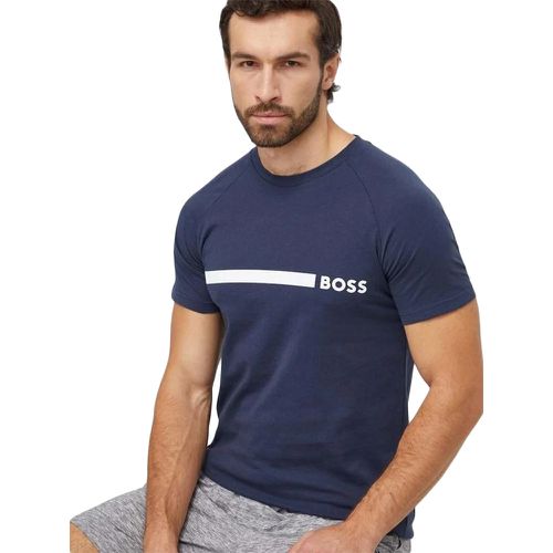 T shirt Boss RN Slim Homme Bleu - Boss - Modalova