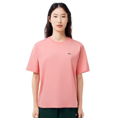 T shirt Lacoste Pima Femme Rose - Lacoste - Modalova