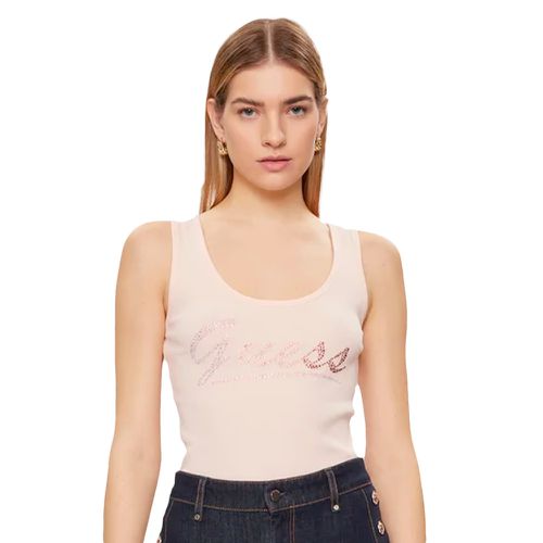 Débardeur Guess strass Femme Rose - Guess - Modalova