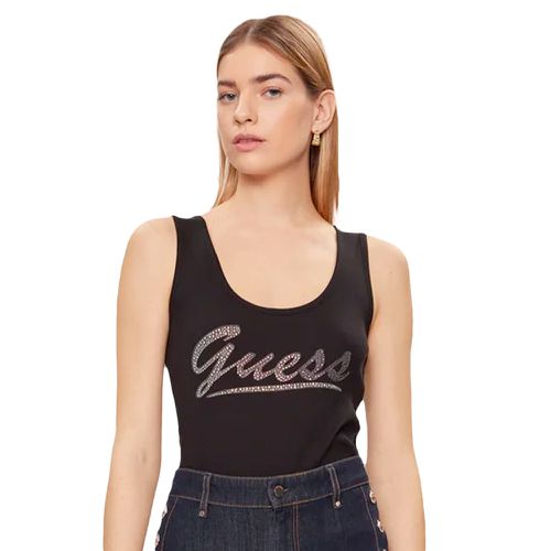 Débardeur Guess strass Femme Noir - Guess - Modalova