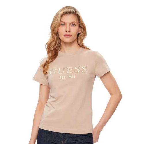 T shirt Guess G gold Femme Beige - Guess - Modalova