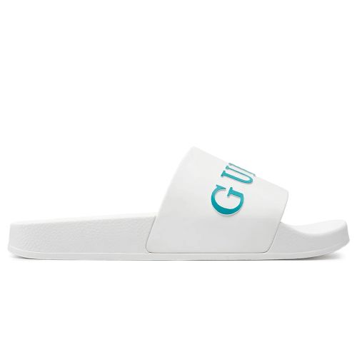 Claquette Guess Palmas Homme Blanc - Guess - Modalova