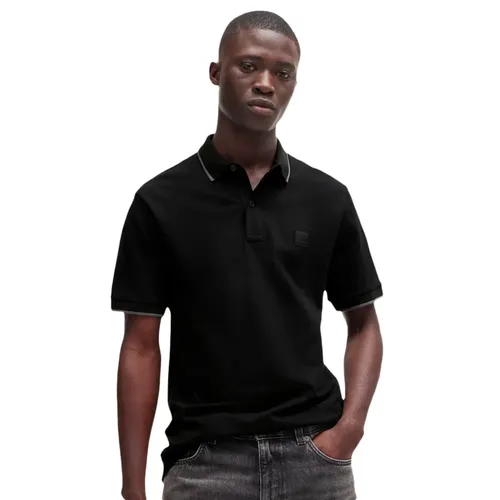 Polo Boss Slim pique Homme Noir - Boss - Modalova