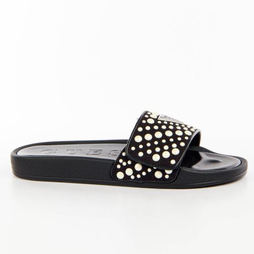 Claquette Guess Callen Femme Noir - Guess - Modalova