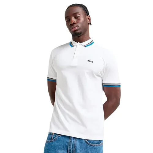 Polo Boss Paddy Homme Blanc - Boss - Modalova