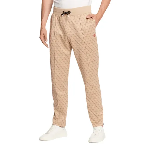 Jogging Guess Multi 4G Homme Beige - Guess - Modalova