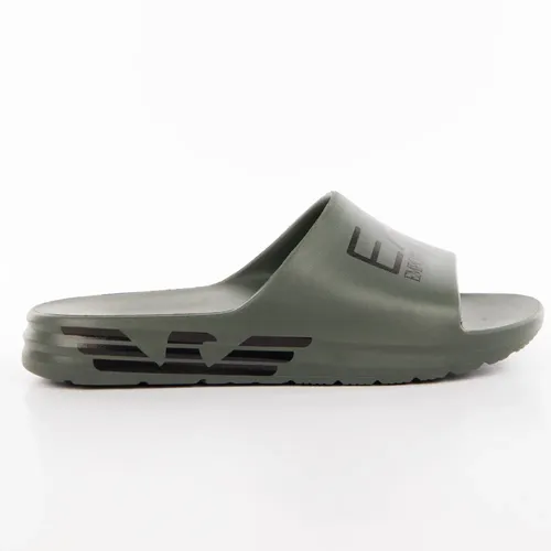 Claquette EA7 Eagle Homme Kaki - EA7 - Modalova
