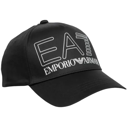 Casquette EA7 Eagle Homme Noir - EA7 - Modalova