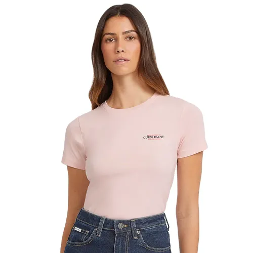 T shirt Guess Slim print Femme Rose - Guess - Modalova