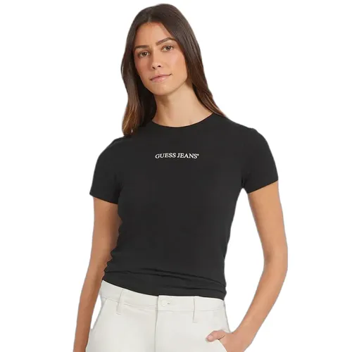 T shirt Guess Slim print Femme Noir - Guess - Modalova