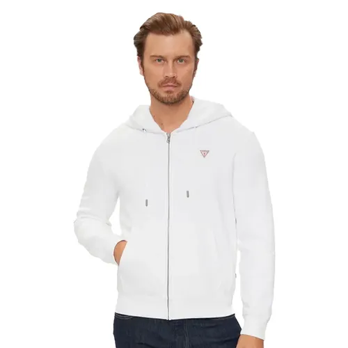 Sweat Guess G triangle Homme Blanc - Guess - Modalova