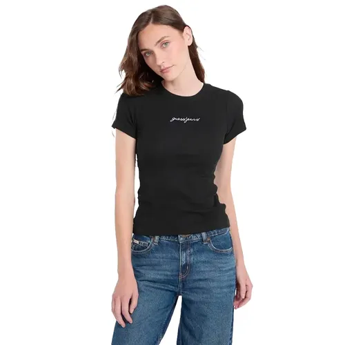 T shirt Guess G triangle Femme Noir - Guess - Modalova