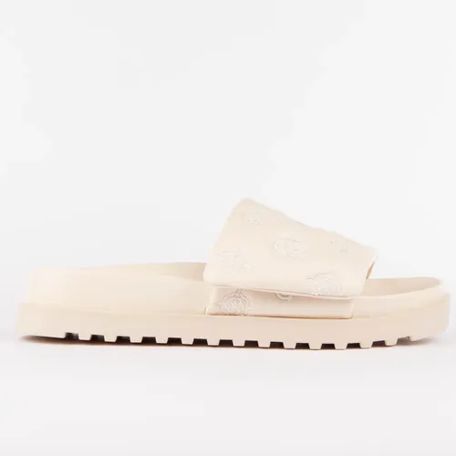 Claquette Guess Fabio Femme Blanc - Guess - Modalova