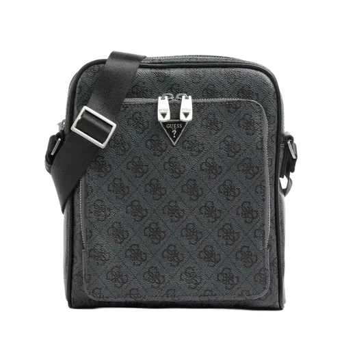 Sacoche Guess monogramme Homme Noir - Guess - Modalova