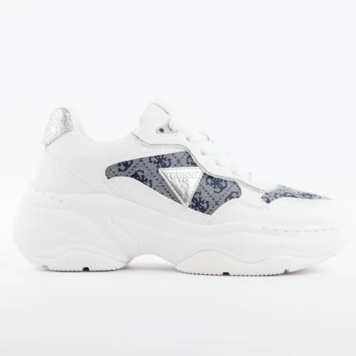 Basket Guess Hapyy 4G Femme Blanc - Guess - Modalova