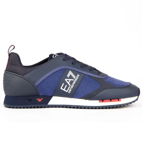 Basket EA7 Suede Homme Bleu - EA7 - Modalova