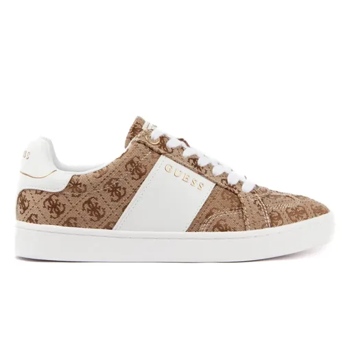 Basket Guess Jrone Femme Beige - Guess - Modalova