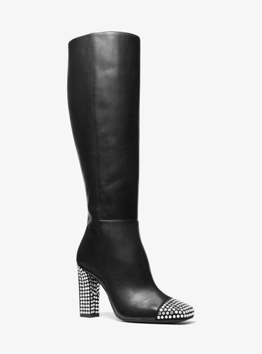 MK Botte Matilda en cuir travaillé - Michael Kors - MICHAEL Michael Kors - Modalova
