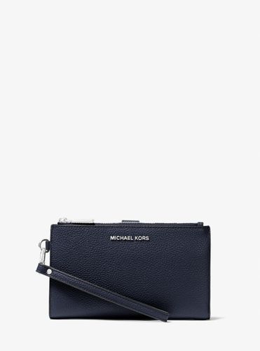 MK Portefeuille Adele en cuir grainé pour smartphone - Michael Kors - MICHAEL Michael Kors - Modalova