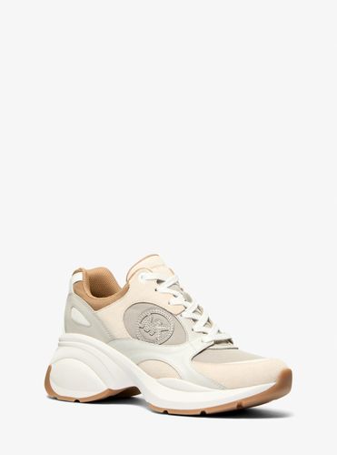 MK Basket Zuma en cuir et nylon à couleurs contrastées - Michael Kors - MICHAEL Michael Kors - Modalova