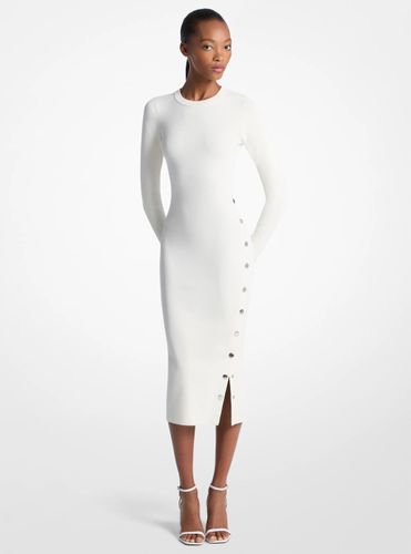 MK Robe en mélange de viscose à bouton-pression - Michael Kors - Michael Kors Outlet - Modalova