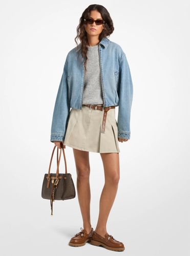 MK Veste bomber en denim - Michael Kors - MICHAEL Michael Kors - Modalova