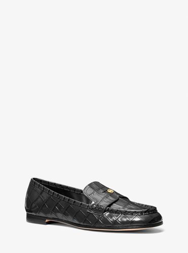 MK Mocassin Jennings en cuir effet crocodile en relief - Michael Kors - MICHAEL Michael Kors - Modalova