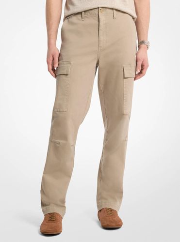 MK Pantalon cargo en sergé de coton extensible - Michael Kors - Michael Kors Mens - Modalova