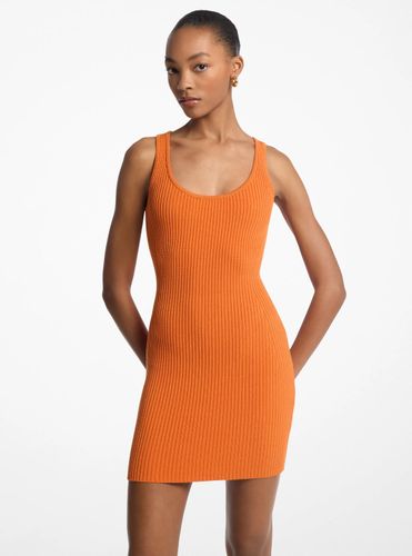 MK Robe débardeur en viscose extensible côtelée - Michael Kors - MICHAEL Michael Kors - Modalova