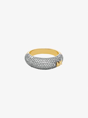 MK Bague bombée bicolore à pierres pavées - Michael Kors - Modalova