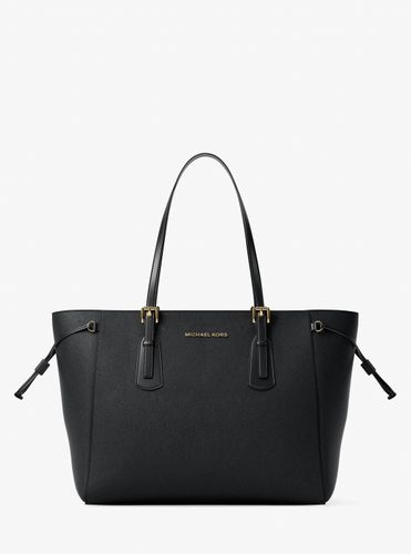 MK Grand cabas Voyager en cuir saffiano - Michael Kors - Michael Kors Outlet - Modalova