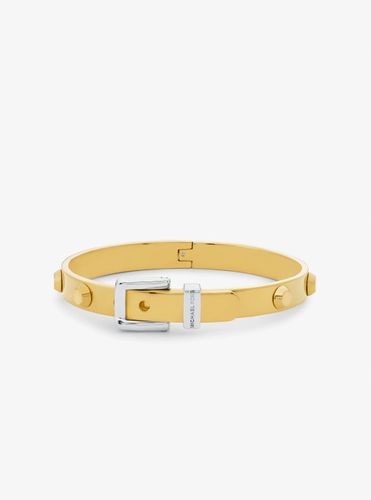 MK Petit bracelet rigide Colby en laiton plaqué en métal précieux - Michael Kors - Modalova