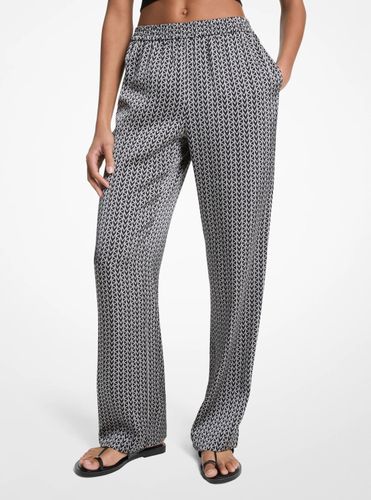 MK Pantalon en satin à logo MK2000 - Michael Kors - MICHAEL Michael Kors - Modalova