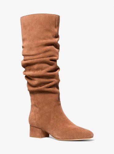 MK Botte Indra en daim - Michael Kors - MICHAEL Michael Kors - Modalova