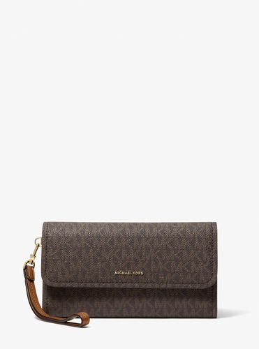 MK Pochette à sangle Jet Set pour smartphone de taille moyenne à logo Signature - Michael Kors - MICHAEL Michael Kors - Modalova