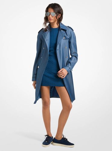 MK Trench en jacquard à logo MK2000 - Michael Kors - MICHAEL Michael Kors - Modalova