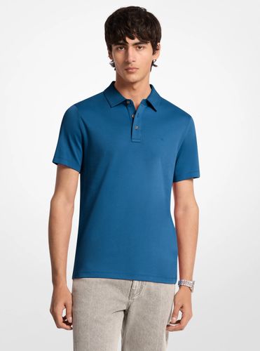 MK Polo en coton à logo brodé - Michael Kors - Michael Kors Mens - Modalova