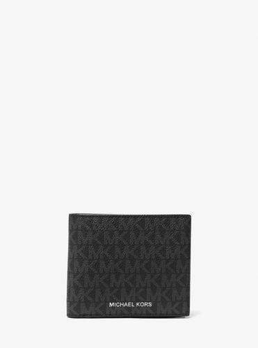 MK Portefeuille compact Greyson à logo avec compartiment à monnaie - Michael Kors - Michael Kors Mens - Modalova