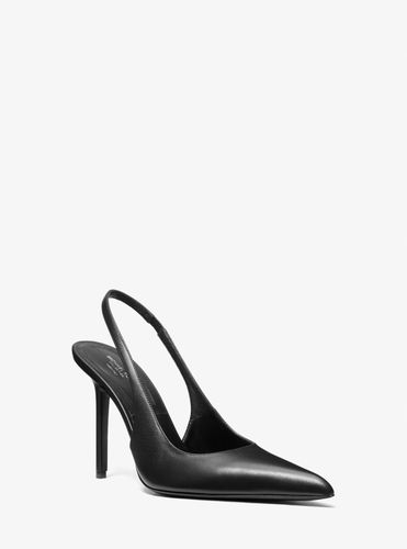 MK Escarpin Reece en cuir avec bride arrière - Michael Kors - MICHAEL KORS COLLECTION - Modalova